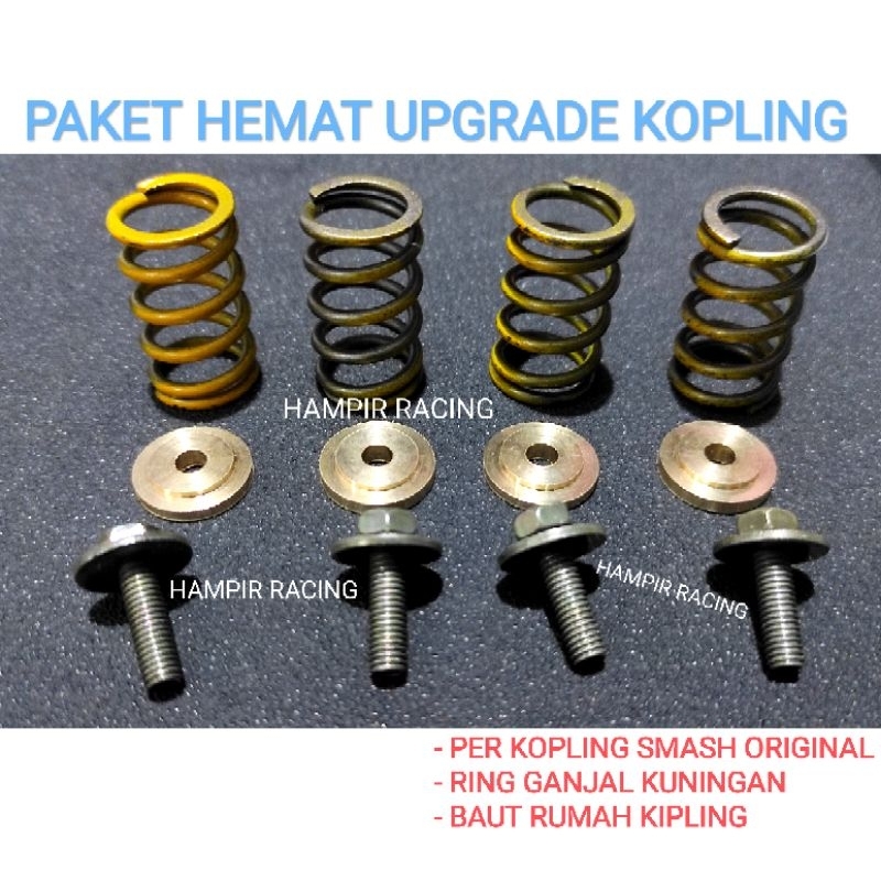 PER KOPLING SMASH ORI SUZUKI PLUS RING GANJAL KOPLING KUNINGAN BAUT KOPLING RING GANJAL PER KOPLING 