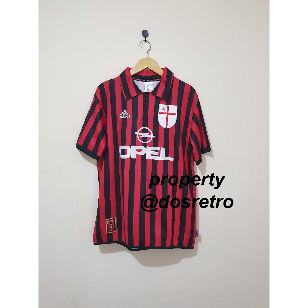 Jersey Retro Rare AC Milan Home 1999 2000, SHEVCHENKO 7