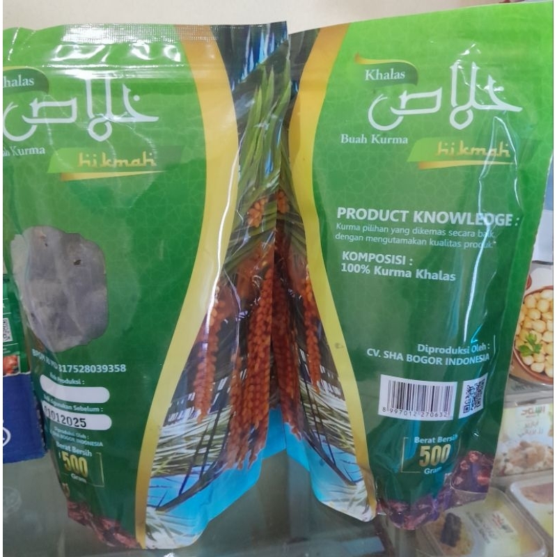 

Kurma Khalas Hikmah 500gr | Exp 2025