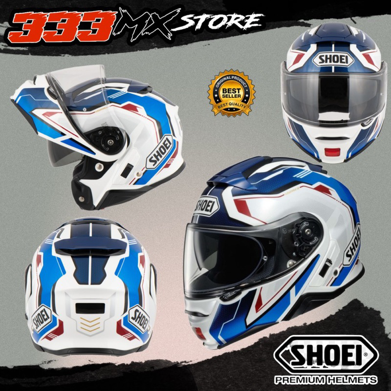 HELM SHOEI NEOTEC 2 RESPECT TC-10 HELM MODULAR SHOEI NEOTEC 2 ORIGINAL