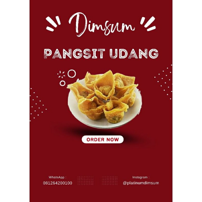 

DIMSUM MEDAN - PANGSIT UDANG FROZEN