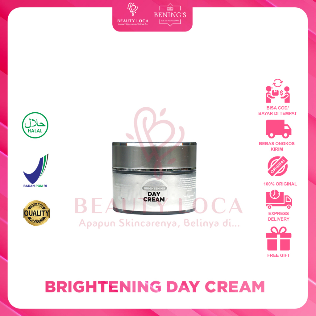 Beauty Loca - Benings Skincare Brightening Day Cream by Dr Oky (Benings Clinic) Alpha-Arbutin