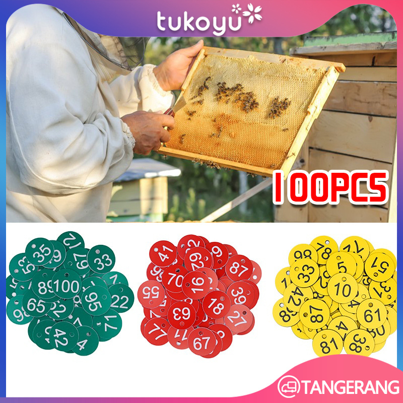 

Tags Mating Box Beekeeping 100pcs/Husbandry Hanging Numbered Tag