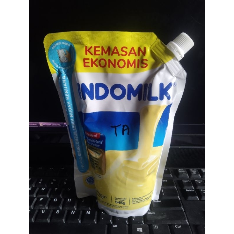 

indomilk pouch putih 545gr