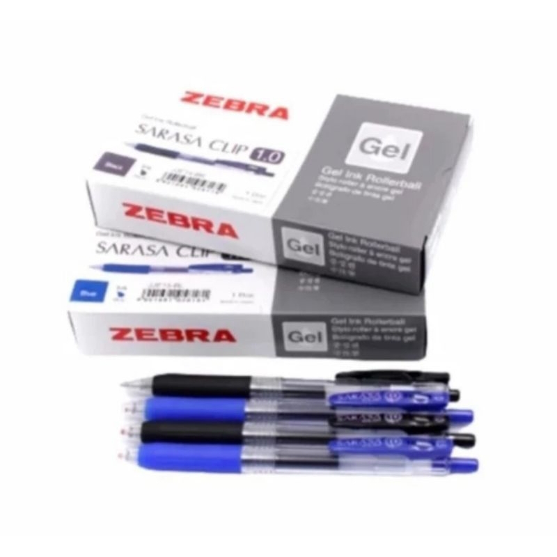 Pulpen Gel sarasa 1.0 mm / Lusin - Biru