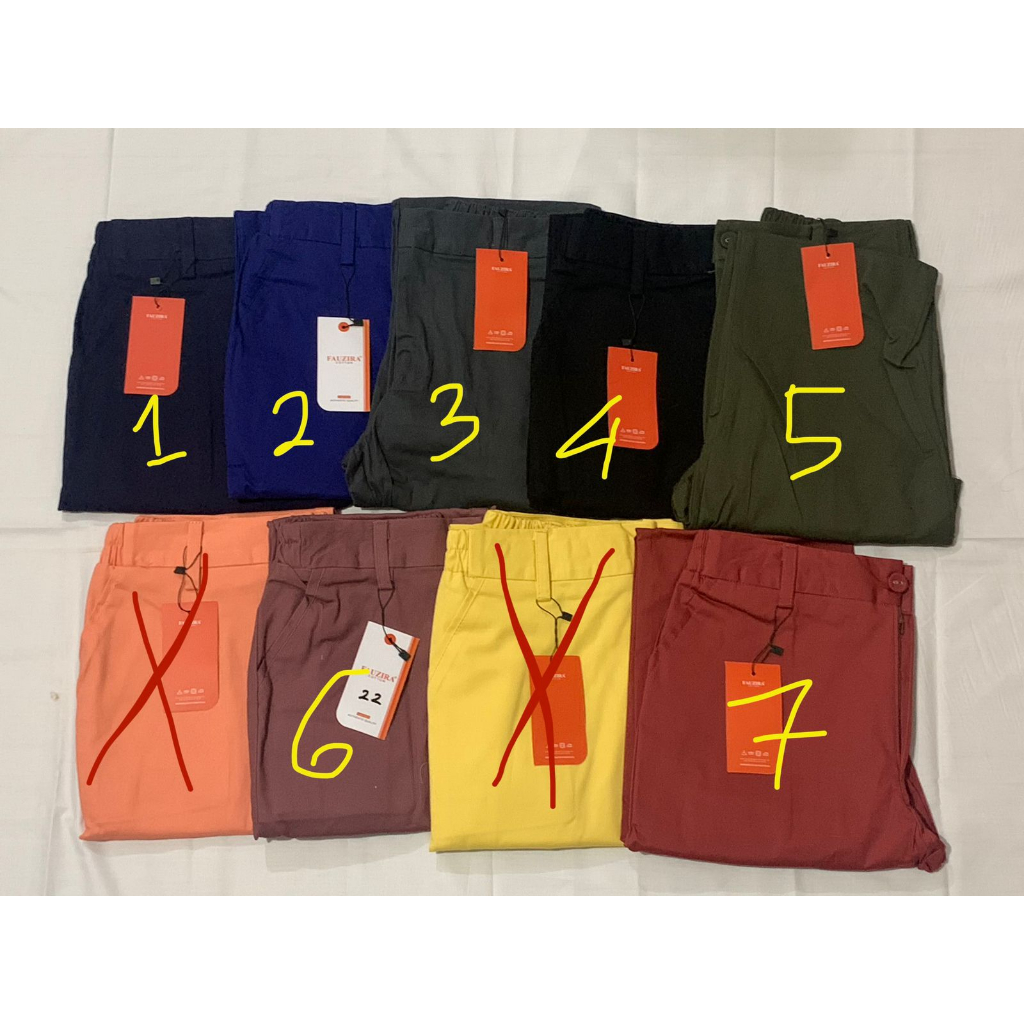 CELANA FAUZIRA | FAUZIRA PANTS COTTON CUTBRAY