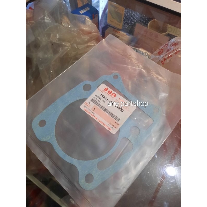 Gasket paking blok seher piston satria fu raider fxr