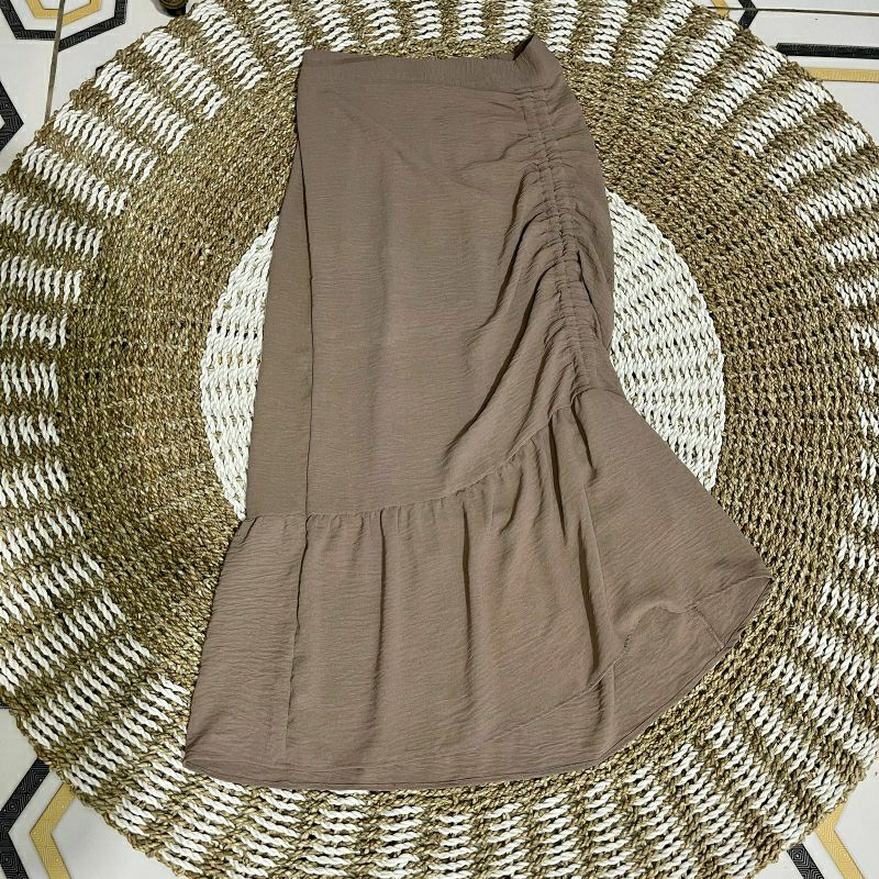 rok serut samping/rok serut crinkle ROK SERUT SAMPING WANITA KEKINIAN