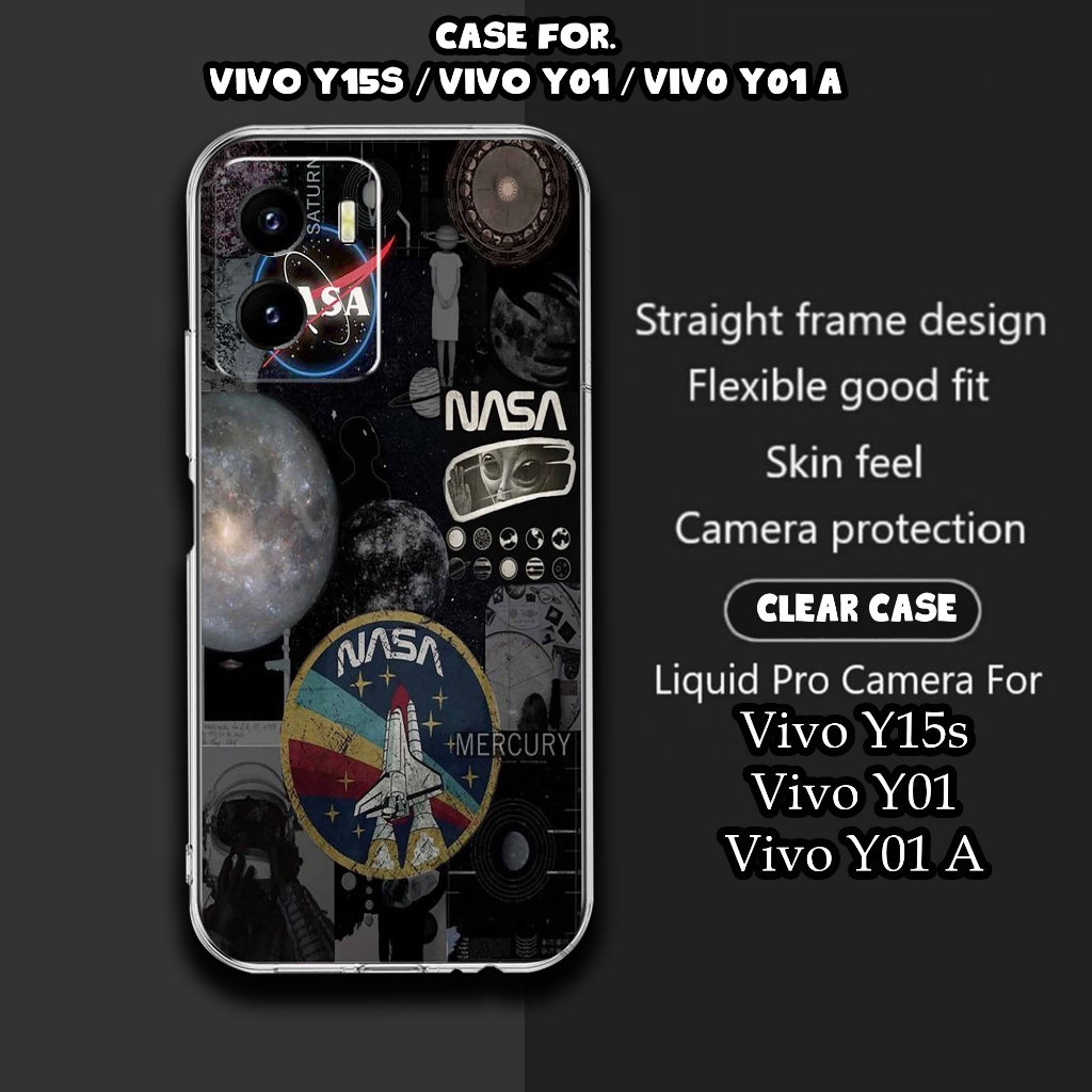 CASE VIVO Y15S / VIVO Y01 / VIVO Y01A MOTIF [NASA DAY] TERLARIS CASING VIVO Y15S / Y01 / Y01A TERBAR