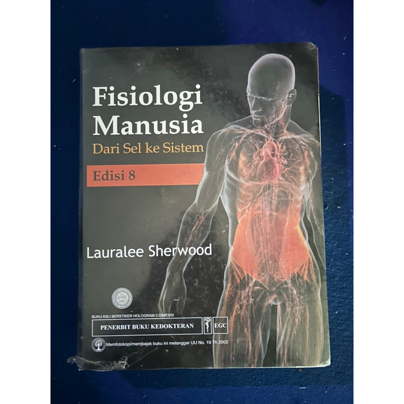 Buku jurusan kedokteran Fisiologi Manusia Dari Sel ke Sistem Edisi 8 oleh Lauralee Sherwood