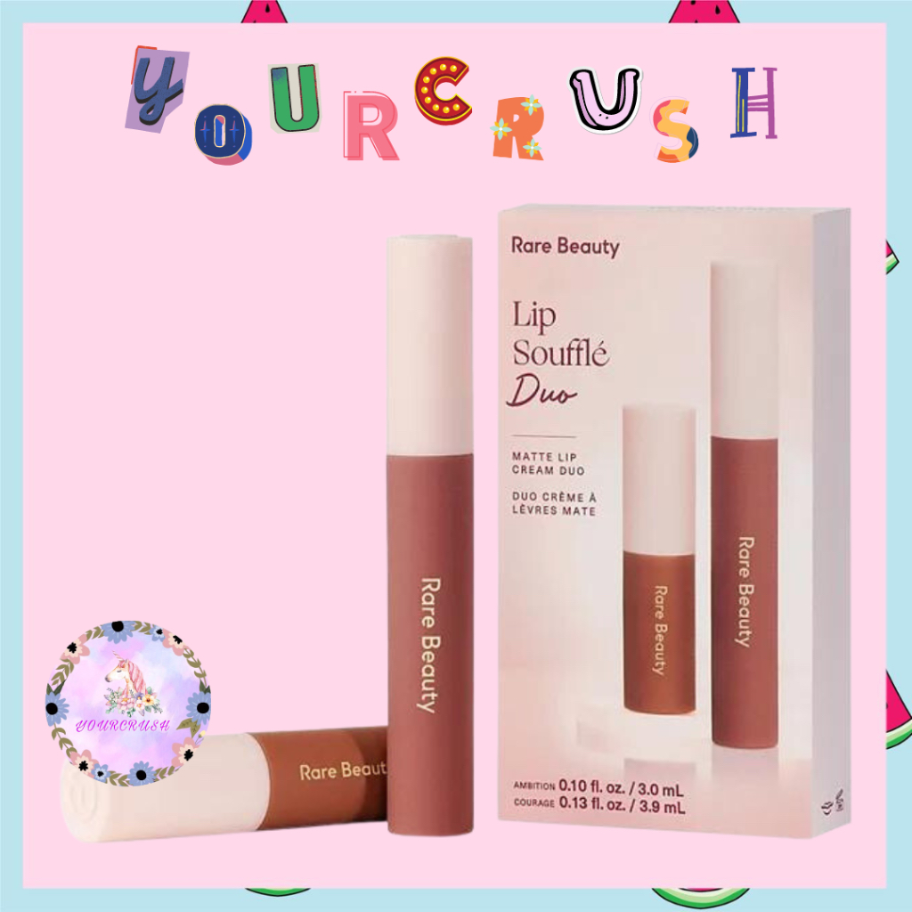 YOURCRUSH - RARE BEAUTY LIP SOUFFLE MATTE LIP CREAM DUO