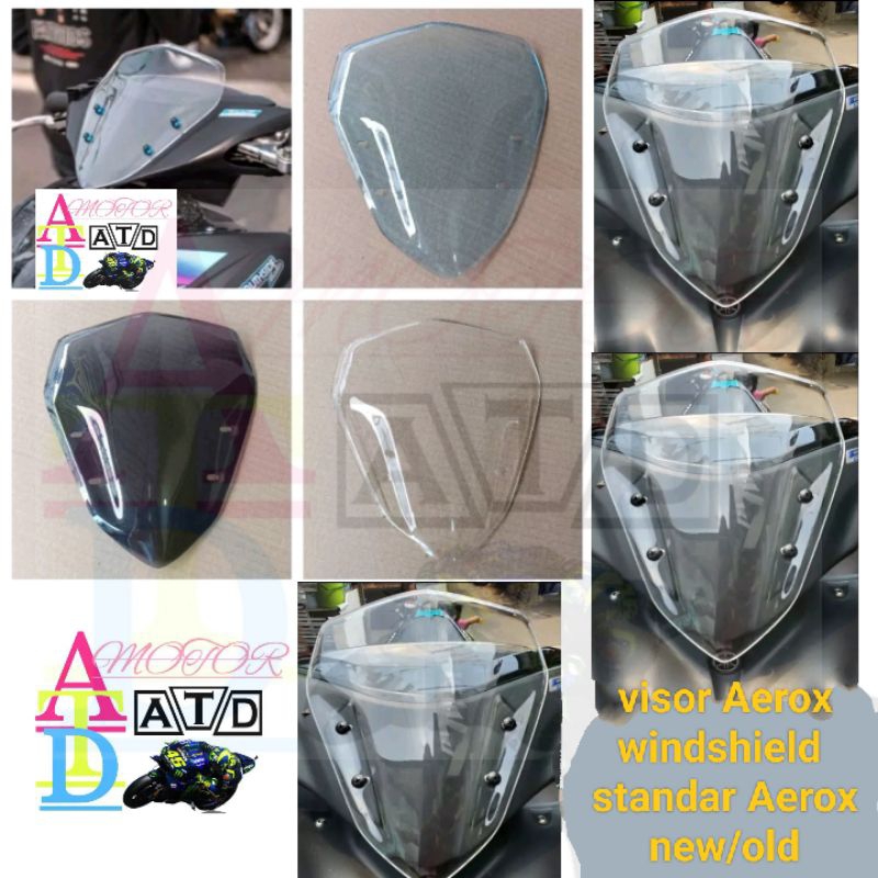 Visor Aerox 155 standar Windshield standar Aerox 155 Aerox old Aerox new