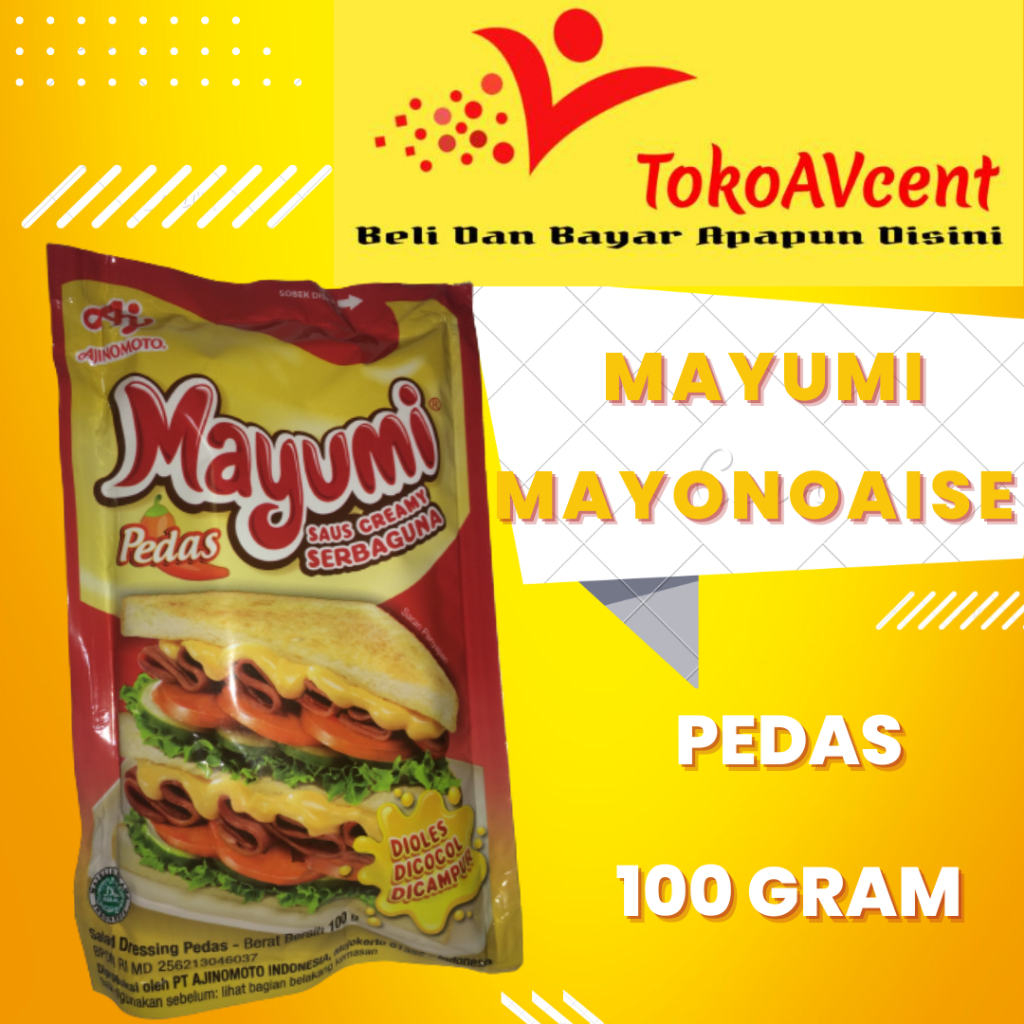 

MAYUMI® Saus Mayo Pedas Mayonnaise Sachet 100g (3pcs)
