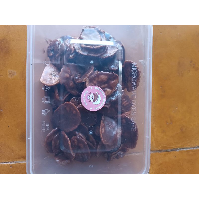 

keripik pisang coklat lumer
