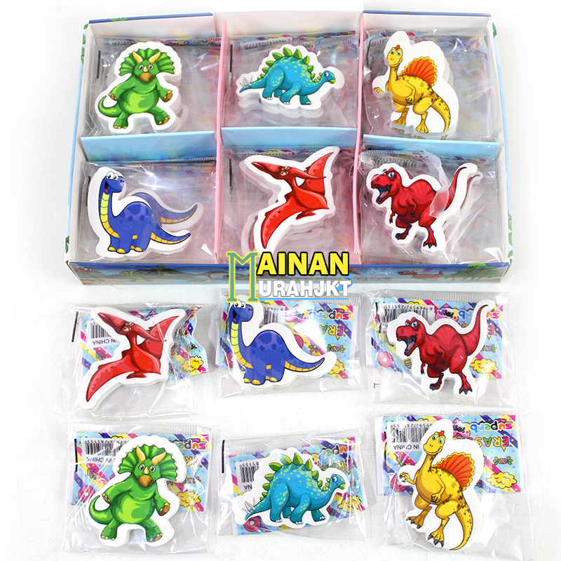 

MAINANKEI ATK PENGHAPUS PENSIL DINOSAURUS ZH8021 ERASER PENGHAPUS PENSIL BENTUK DINOSAURUS SATUAN
