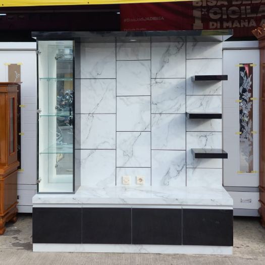 Bufet TV HPL Jumbo / Lemari TV / Meja TV