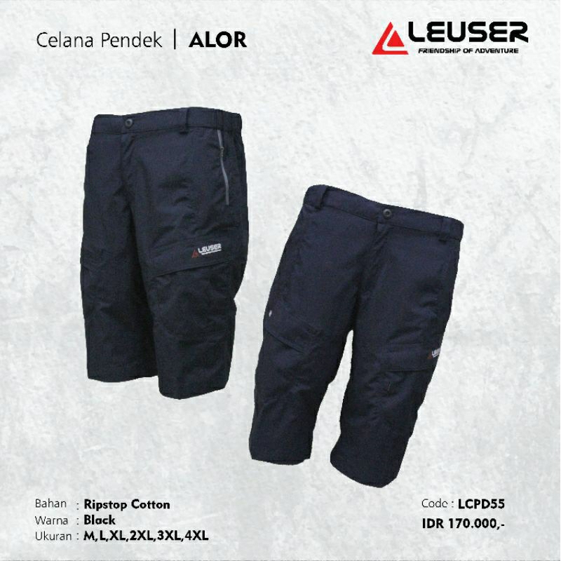 CELANA PENDEK LEUSER ALOR