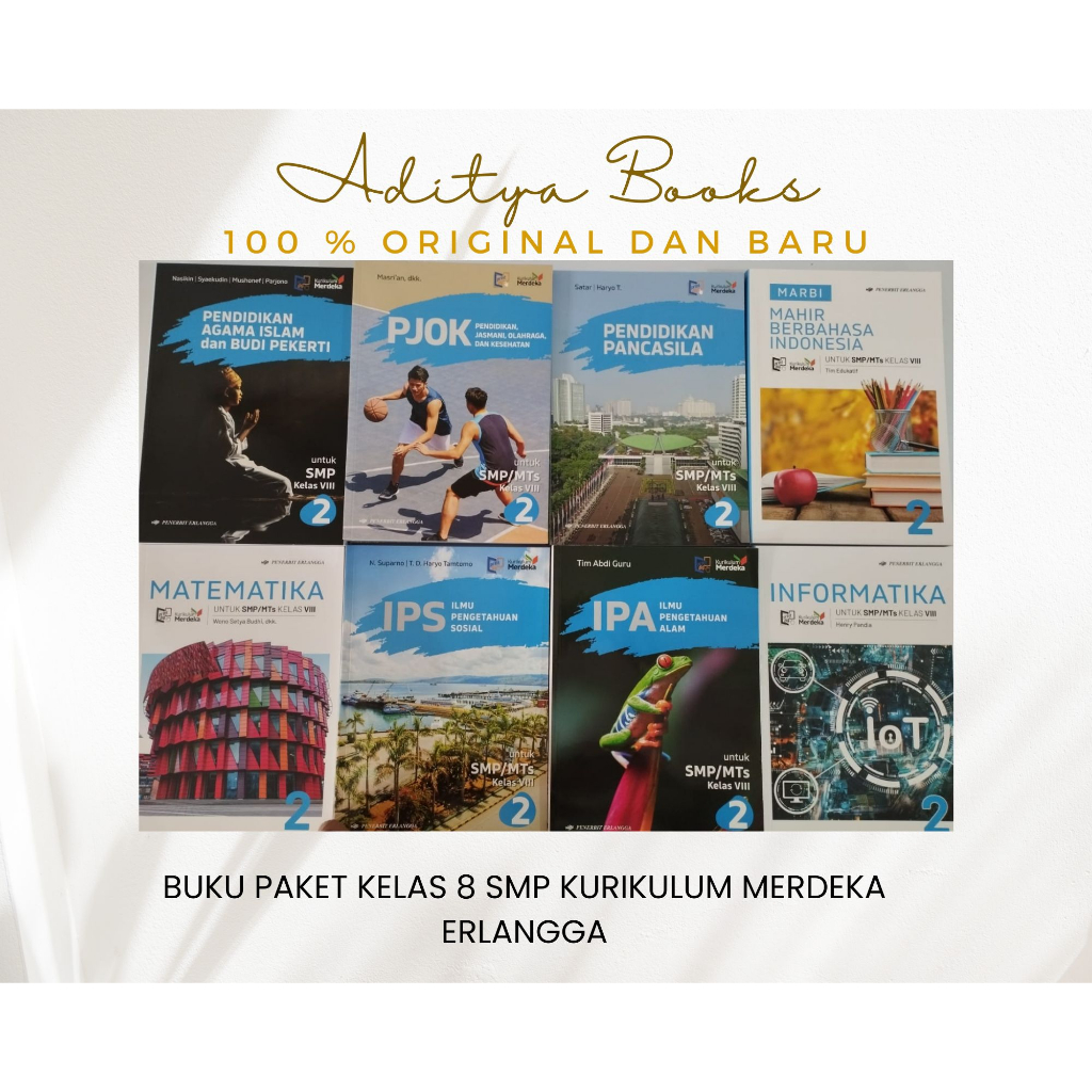 

BUKU PAKET KELAS 8 SMP/MTS KURIKULUM MERDEKA - ERLANGGA