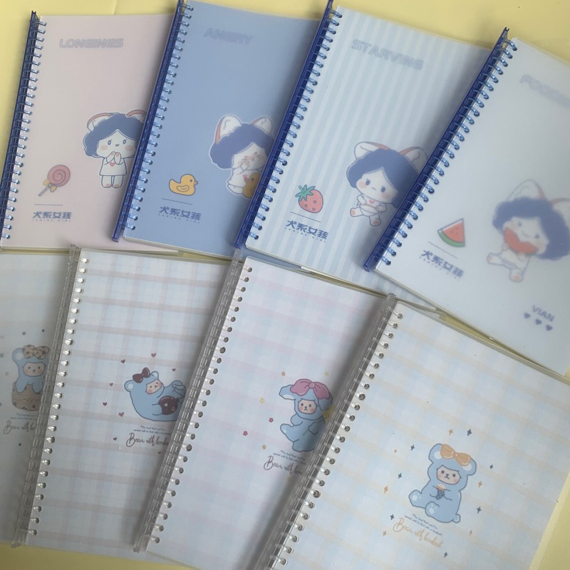 

Binder Ring Plastik Glitter B5 Motif