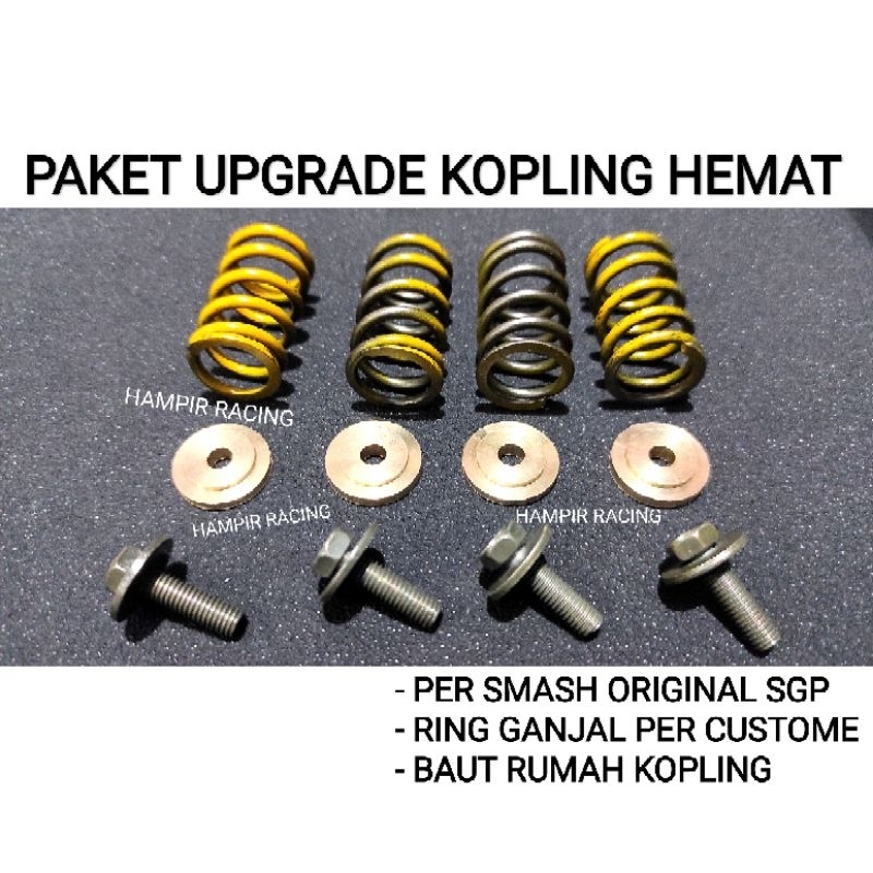 RING GANJAL PER KOPLING SMASH ORIGINAL PLUS BAUT RUMAH KOPLING GANJAL RING PER KOPLING SUZUKI SMASH 