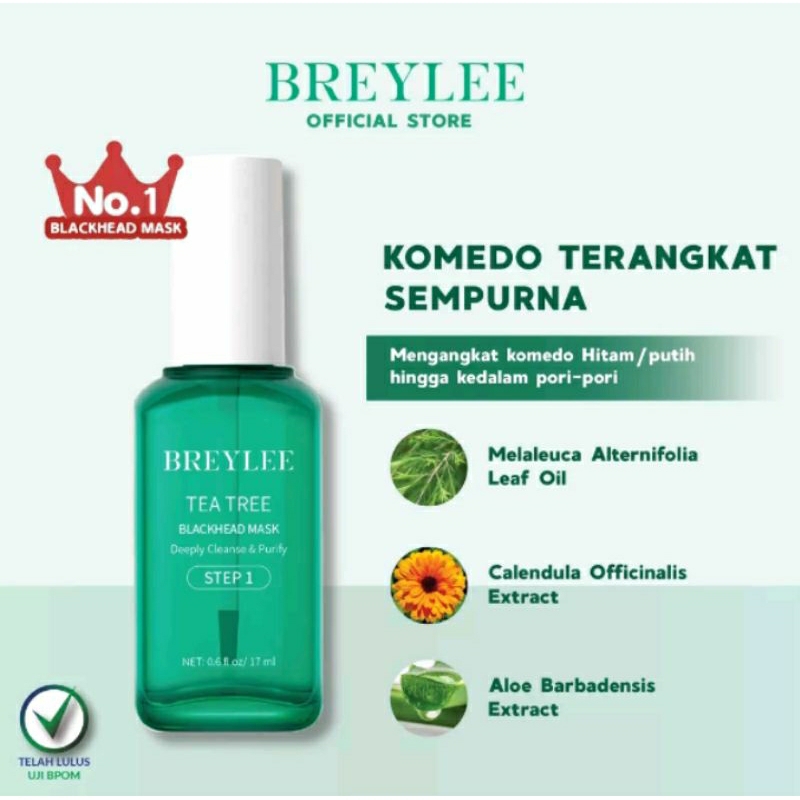 BREYLEE BLACKHEAD MASK - MASKER KOMEDO - BREYLEE PENGHILANG KOMEDO
