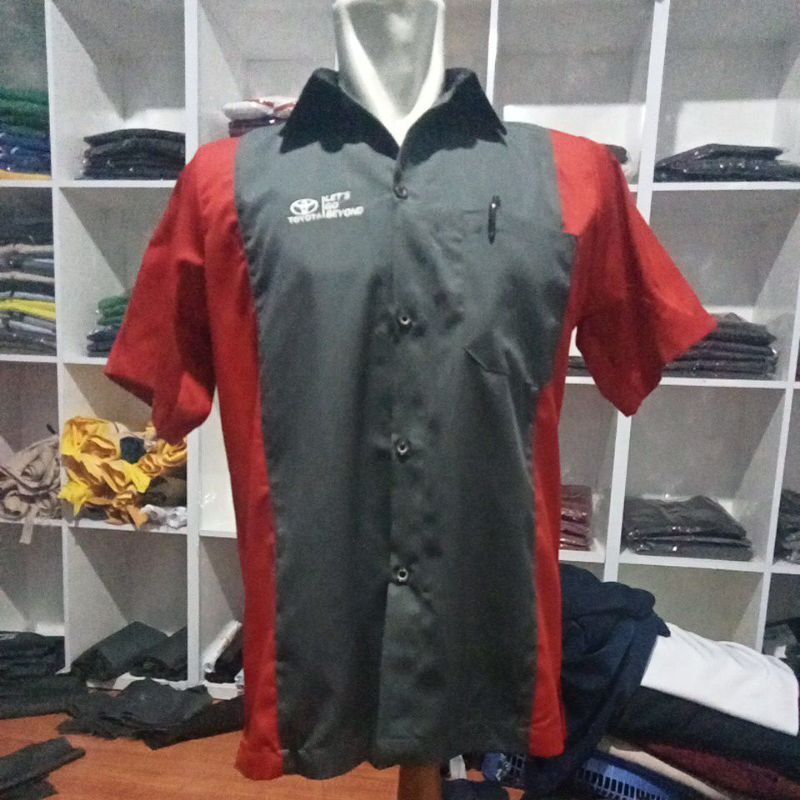 baju dealer /Baju marketing TOYOTA NASIONAL /kemeja pria