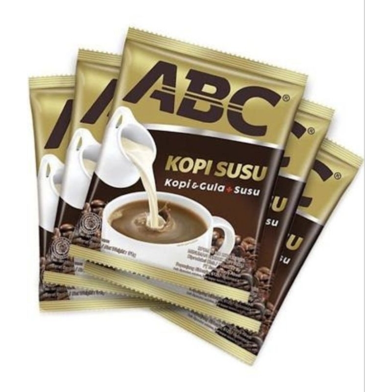 

Kopi Abc Susu 1 renceng isi 10saset