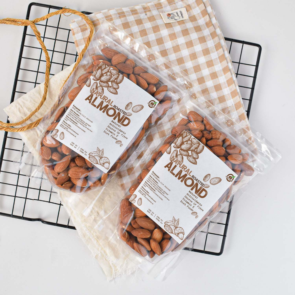 

Natural Roasted Almond (Panggang) 250 Gr