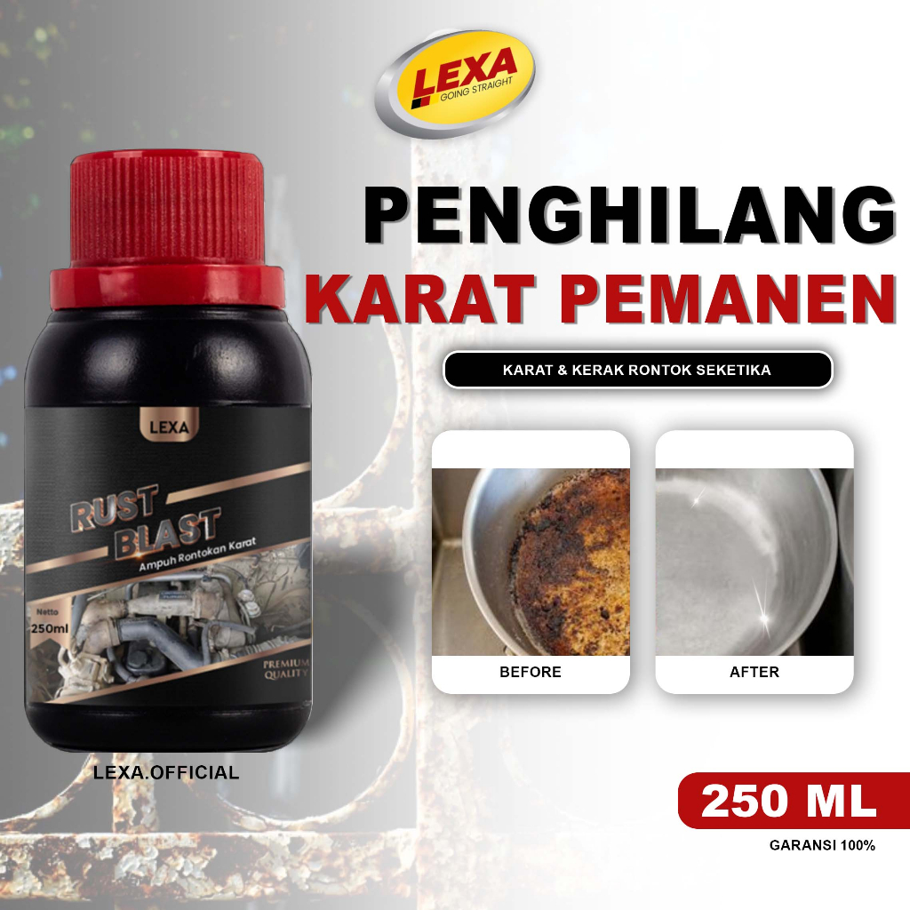 Penghilang Karat Cleaner Motor Remover Pembersih Mesin Mobil Kerak Rantai Rust Stainless Baja Obat K