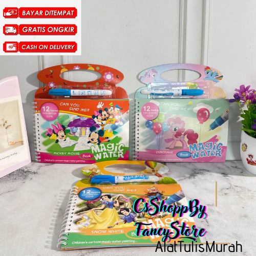 

Buku Magic Water Color Karakter Kartun Kode BH3 Buku Mewarnai Anak Cute