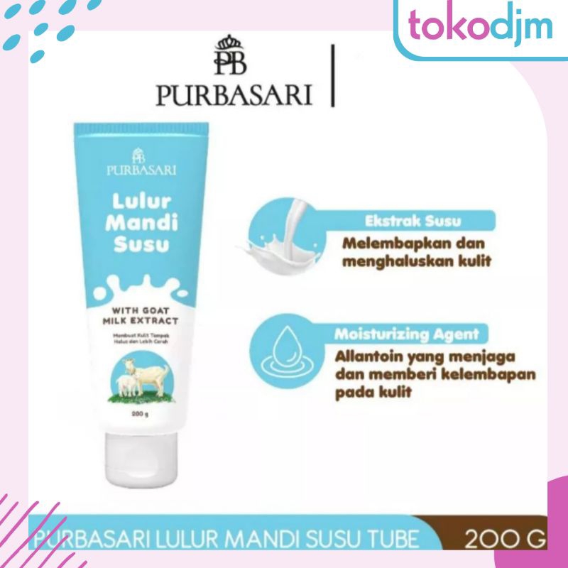lulur purbasari mandi susu 200g lulur mandi susu purbasari lulur mandi