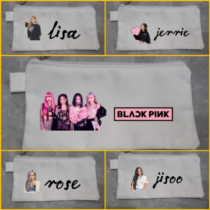 

tepak blackpink tempat pensil lisa jennie rose jisoo