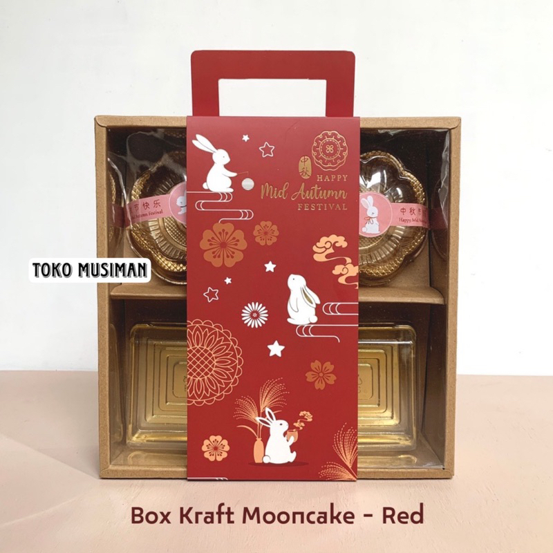 

Dus box kue bulan mooncake mid autumn DIY