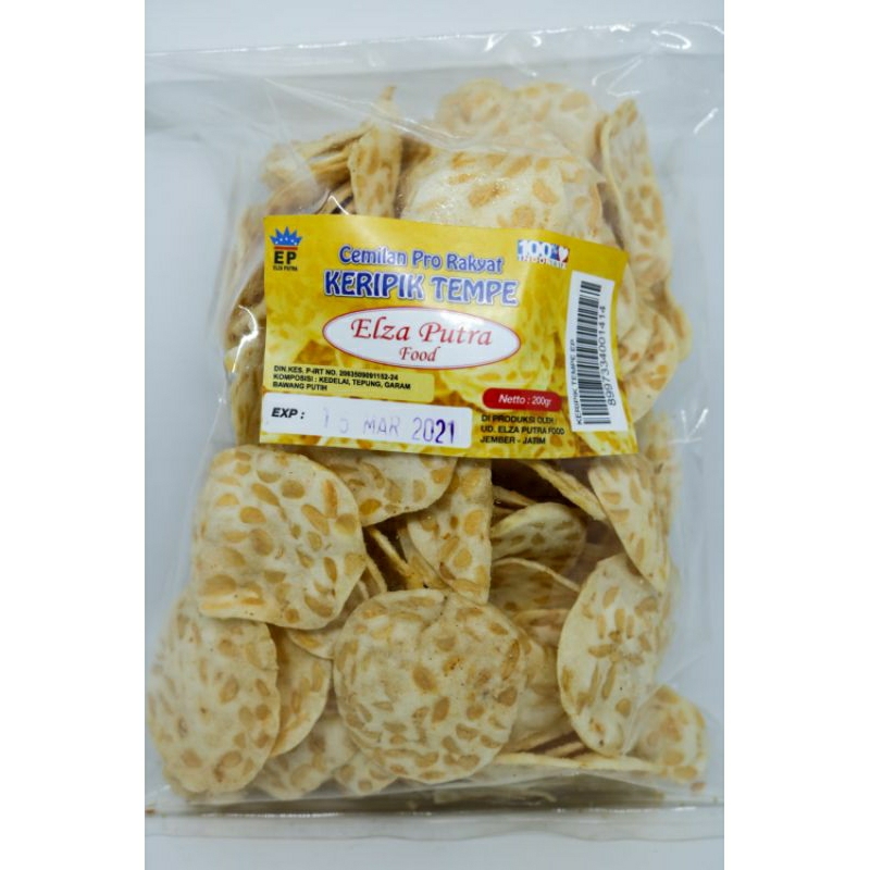 

KERIPIK TEMPE ELZA PUTRA FOOD | Netto 200 gram