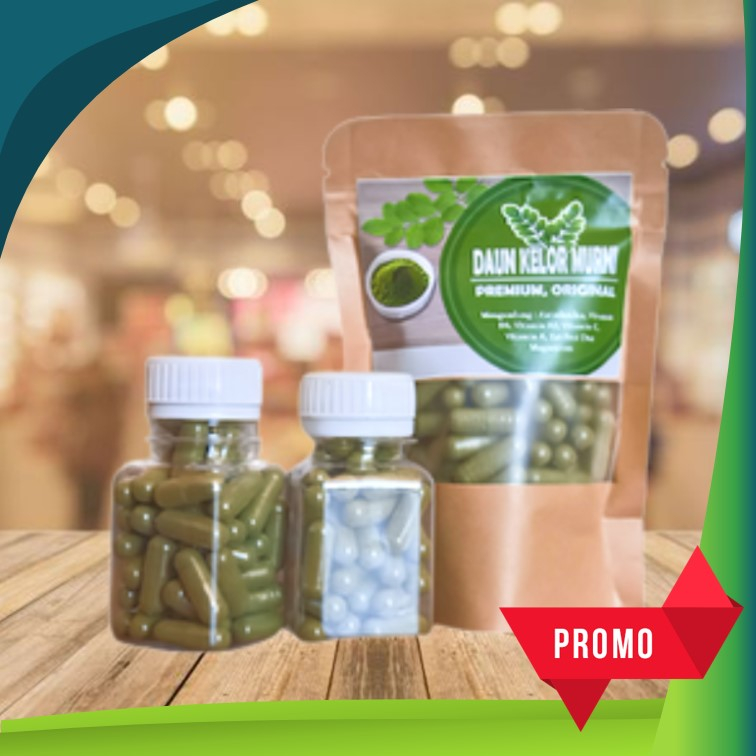 

LANGSUNG PROSES, Kapsul Daun Kelor/ Moringa Oliefera Isi 100