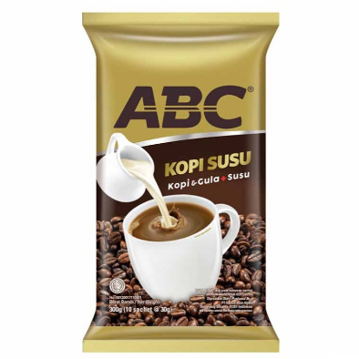 

kopi abc kopi susu kemasan sachet (1 renceng)