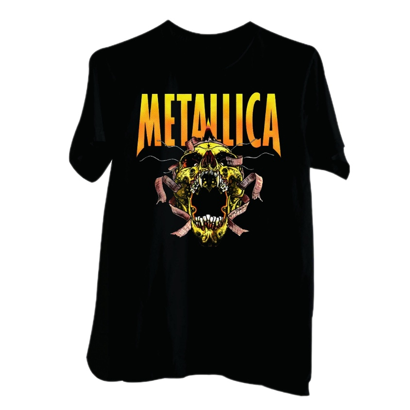 T-SHIRT BAND ROCK / KAOS BAND METALLICA / BAJU KAOS  DISTRO PRIA WANITA / KAOS METALLICA / BAJU BAND