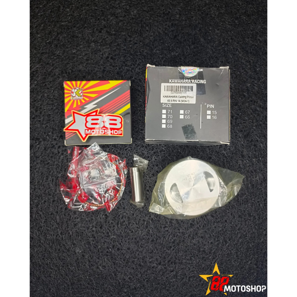 Kawahara Casting Piston 63.5 P14 M24-1 Jupiter MX KLX
