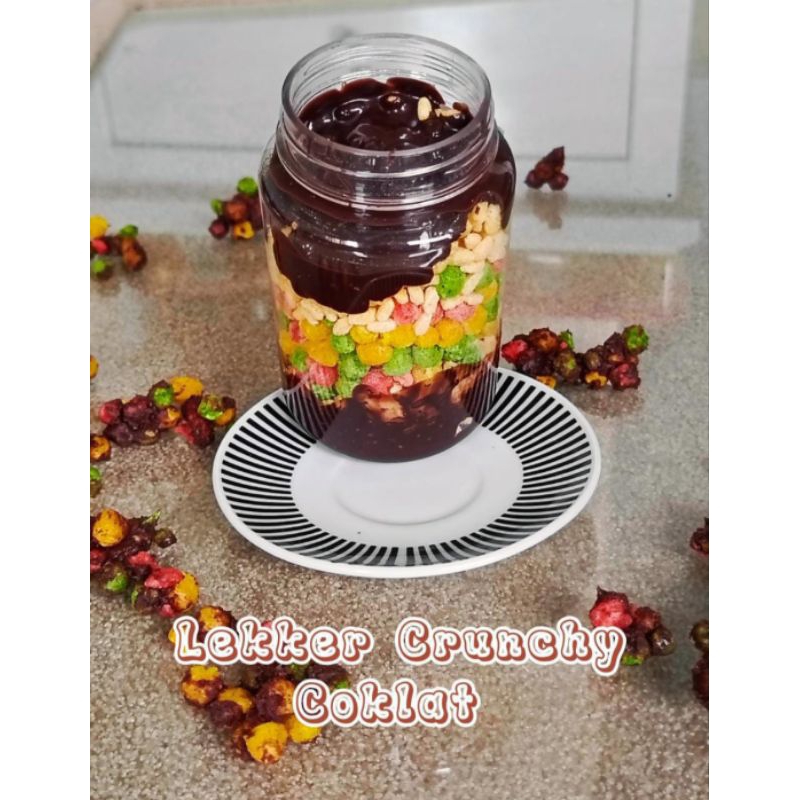 

Coklat crispy lumer viral rasa banyak / crunchy choco melt jar / ala