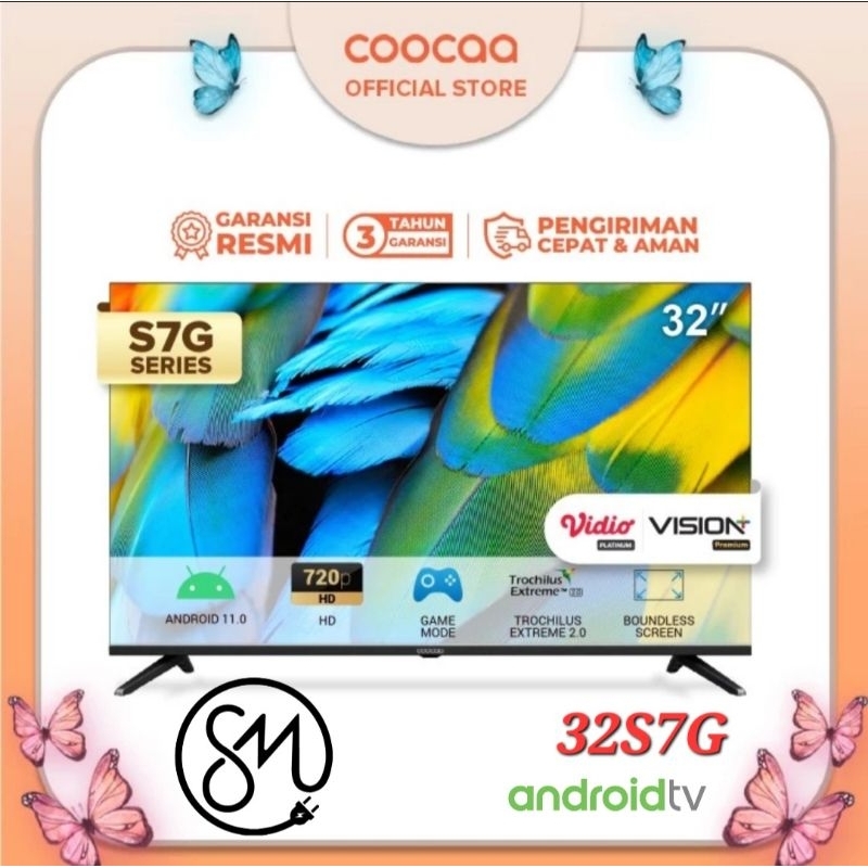 LED TV Coocaa 32S7G 32 inch smart Android 11 Digital tv