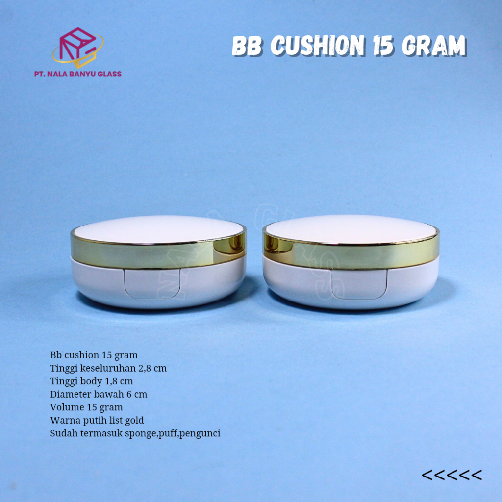 diy cushion case / wadah bedak 15gr / bb cushion case / tempat cream bedak