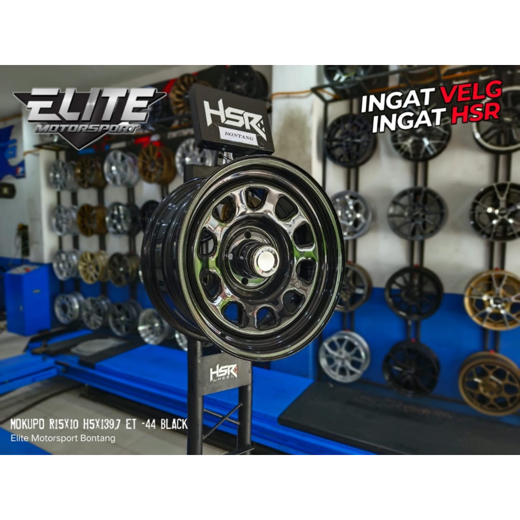 Velg Daytona R15x10 Lubang 5 PCD 139,7 untuk mobil Taft Jimny Katana Escudo Vitara - VELG HSR MOKUPO