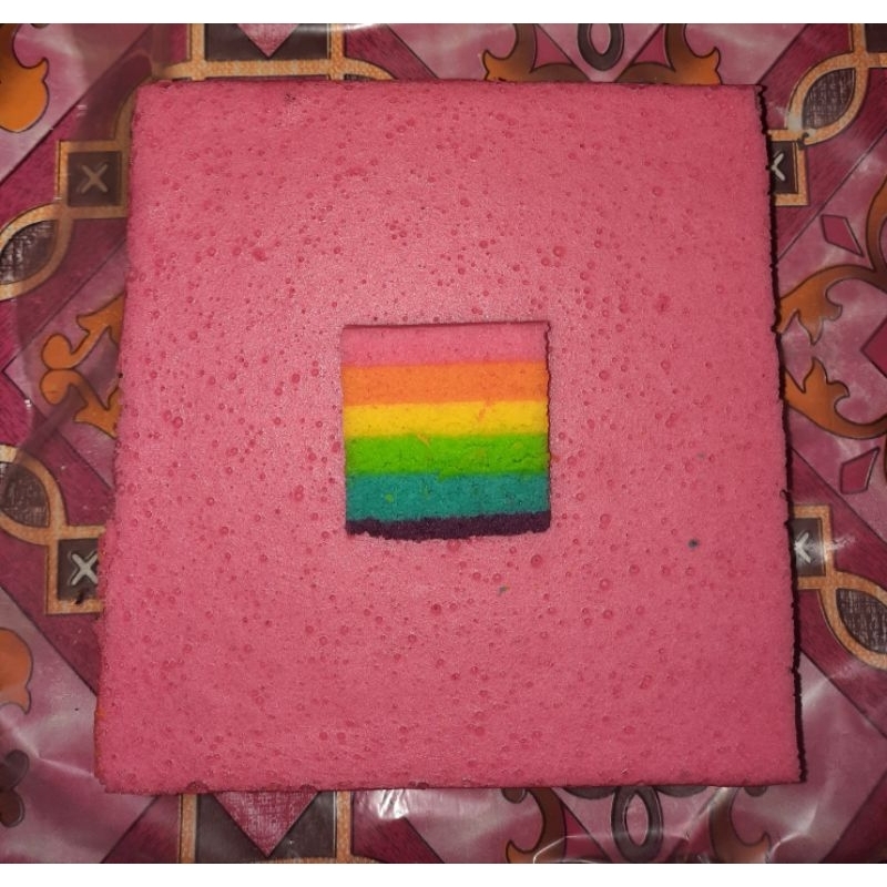 

Rainbow Cake kékoè