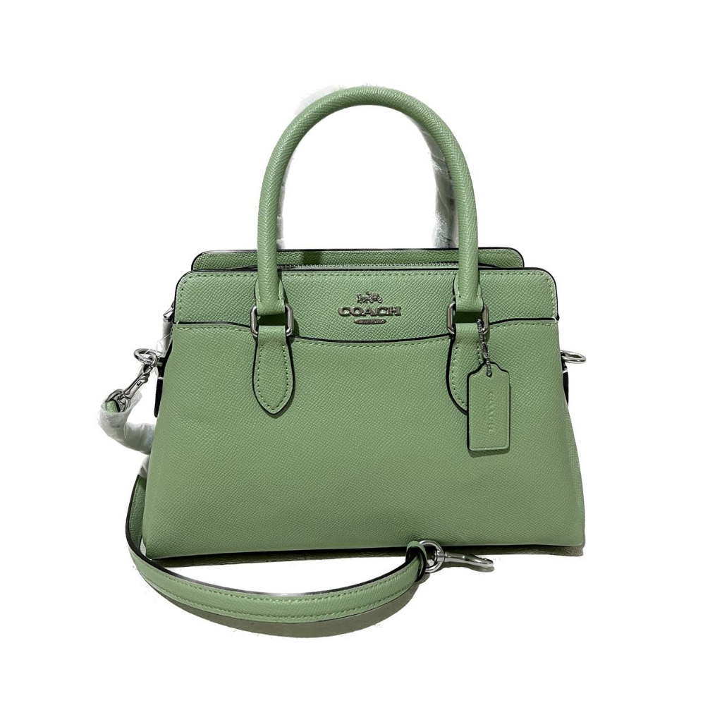 Tas CH297 Mini Darcie Carryall Leather Pistachio