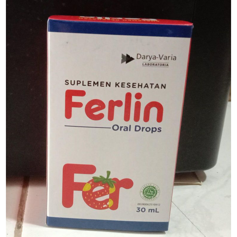 Ferlin Drop 30ml/ Suplemen Zat Besi Untuk Bayi;8992112067229