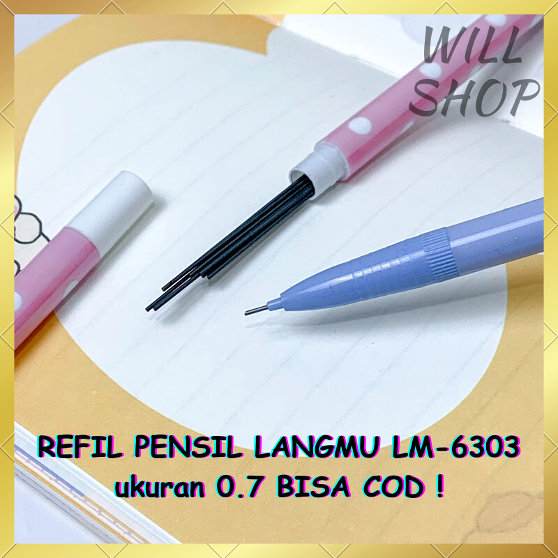 

LM-6303 REFIL PENSIL POLKADOT LANGMU UKURAN 0.7 / REFIL PENSIL TERBARU MOTIF LUCU TERSEDIA BANYAK MOTIF BISA COD