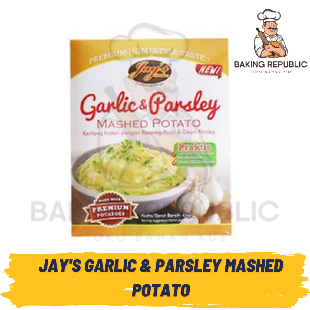 

JAYS MASHED POTATO GALIC PARSLEY | 45 GR | MASHED POTATO INSTAN