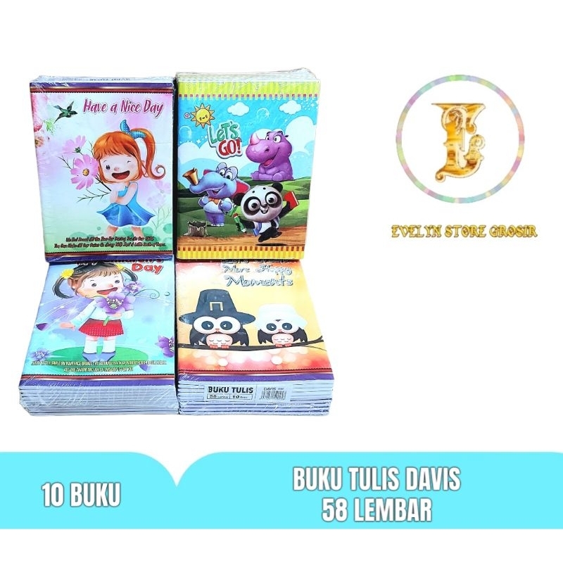 

Buku Tulis Murah 1 Pack isi 58 Lembar ( Dapat 10 Buku ) Sanrio Kuromi