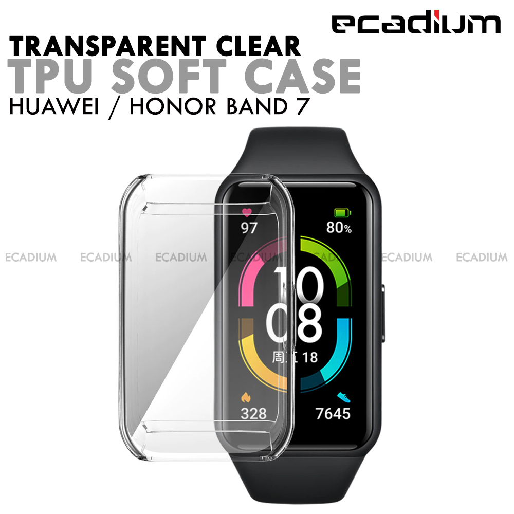 TPU Protective Soft Case Full Screen Protector for Huawei Band 7 Honor Band 7