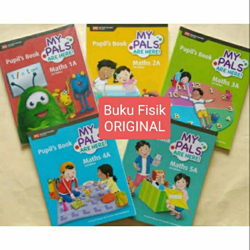 My pals are Here maths pupil's book textbook workbook homework 1A 1B 2A 2B 3A 3B 4A 4B 5A 5B 6A 6B m